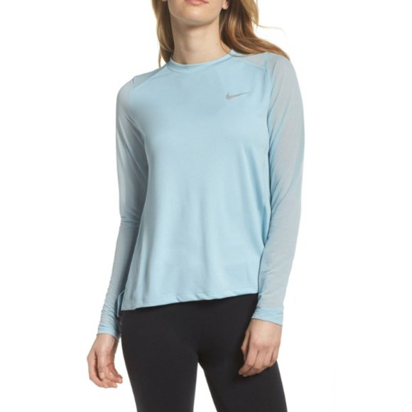 Nike Dry Miller 905129 Long Sleeve Running Top L - Picture 1 of 3